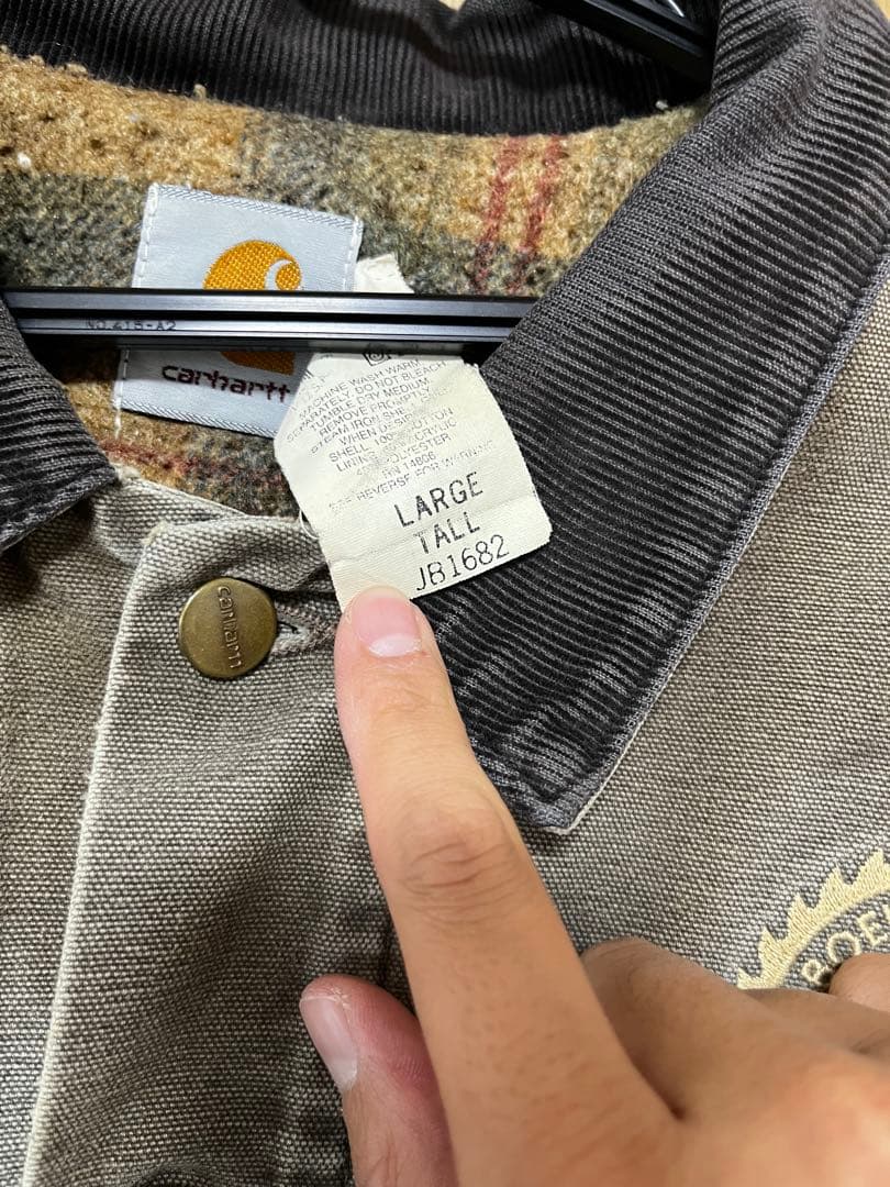 Carhartt グレー デトロイトジャケット L