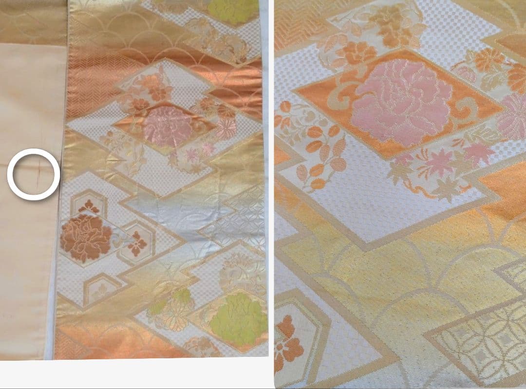 ポケカ 美品 ブルー系振袖 8点フルセット 正絹★青 バラ 鳳凰 ※ラメ