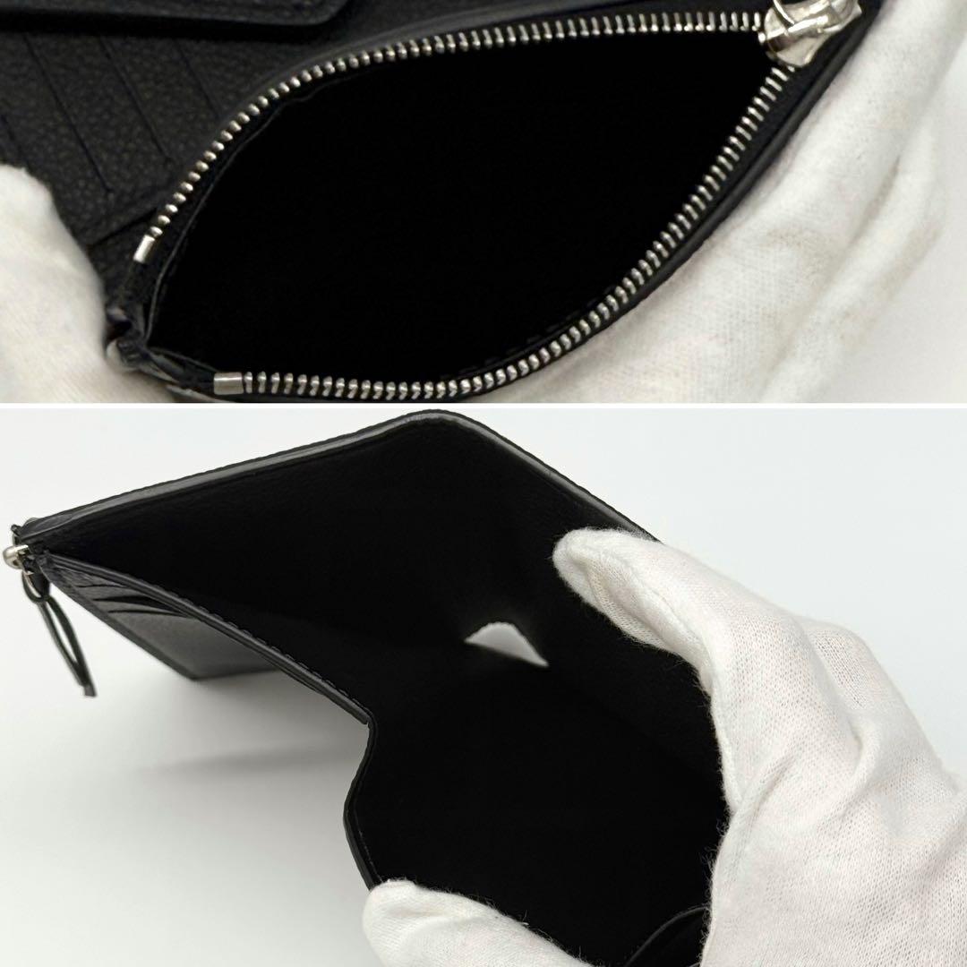 ✨超極美品 激レア✨ルイヴィトン × 草間彌生 ヴィクトリーヌ 三つ折り財布 黒