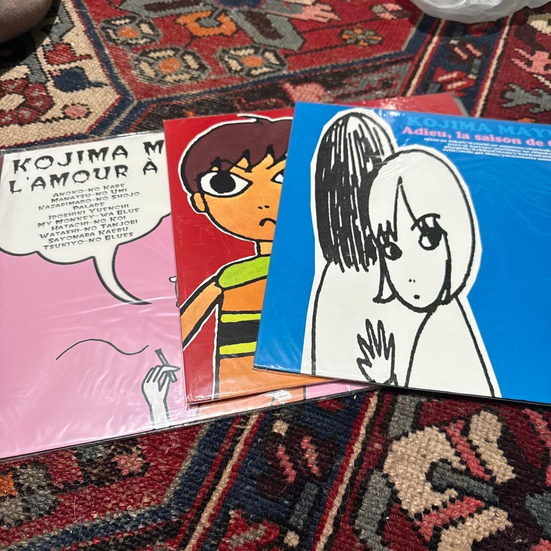 小島麻由美　3枚セット　セシルのブルース　さよならセシル　二十歳の恋