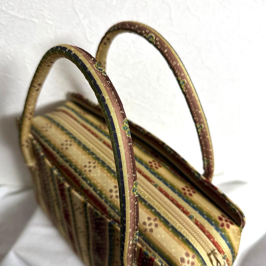 龍村美術織物 たつむら 和装バッグ 利休バッグ