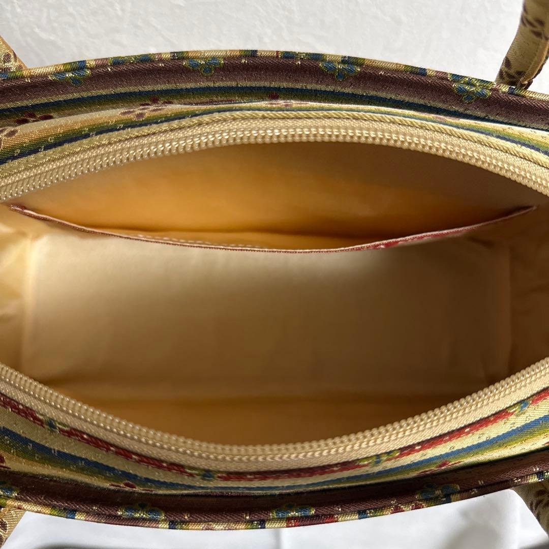 龍村美術織物 たつむら 和装バッグ 利休バッグ