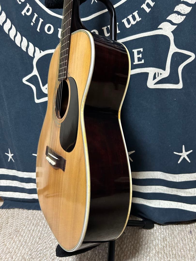 新春特価セール美品70年代黒沢楽器レアビンテージ❣️ジュリアンF-150バック虎杢