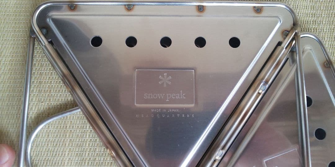 未使用 スノーピーク 焚き火台s 焚火台 グリルネット ベースプレート 炭床