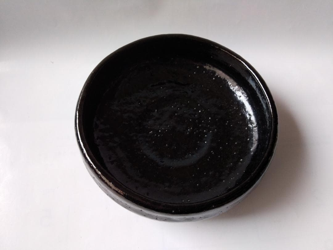 松雲窯 泉喜仙 作 馬盥 大樋茶碗 大樋焼 黒楽茶碗 茶道具 抹茶碗 美品 です