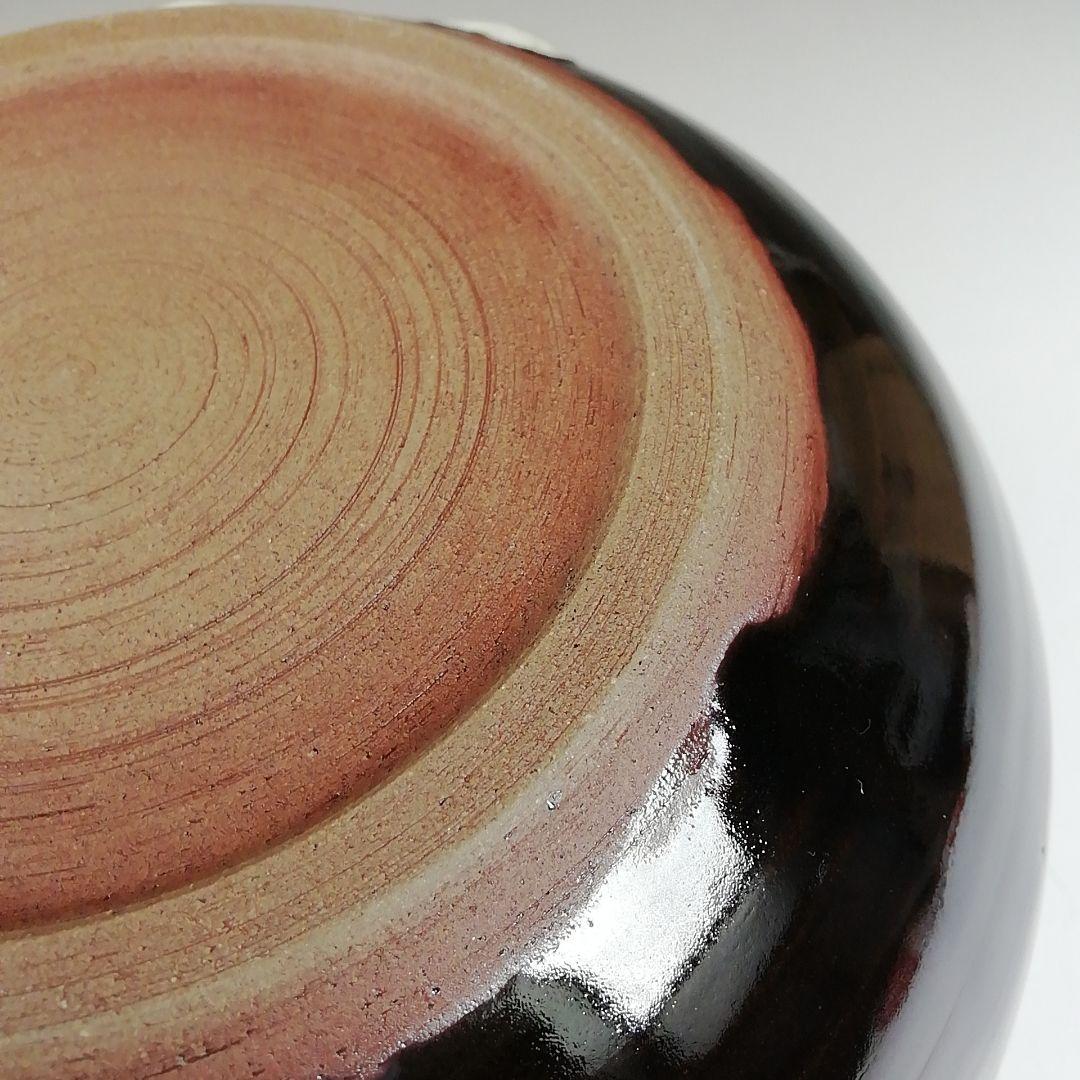 Ｗ３８　建水　『曜変　建水』『味舌隆司 造』　共箱　茶道具