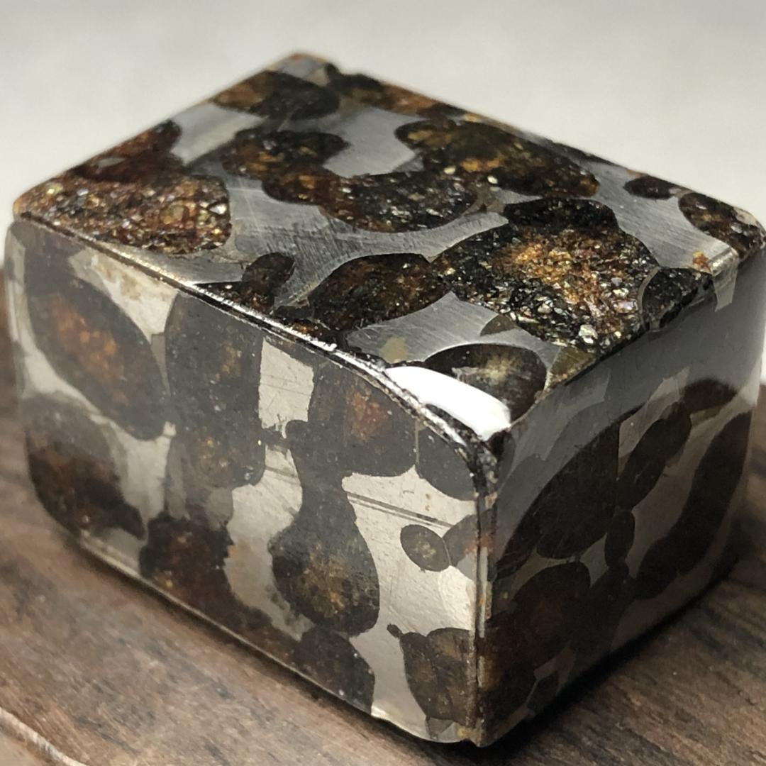 パラサイト隕石 隕石　石鉄隕石　セリコ隕石 美品　重さ約50ｇ　ケース付