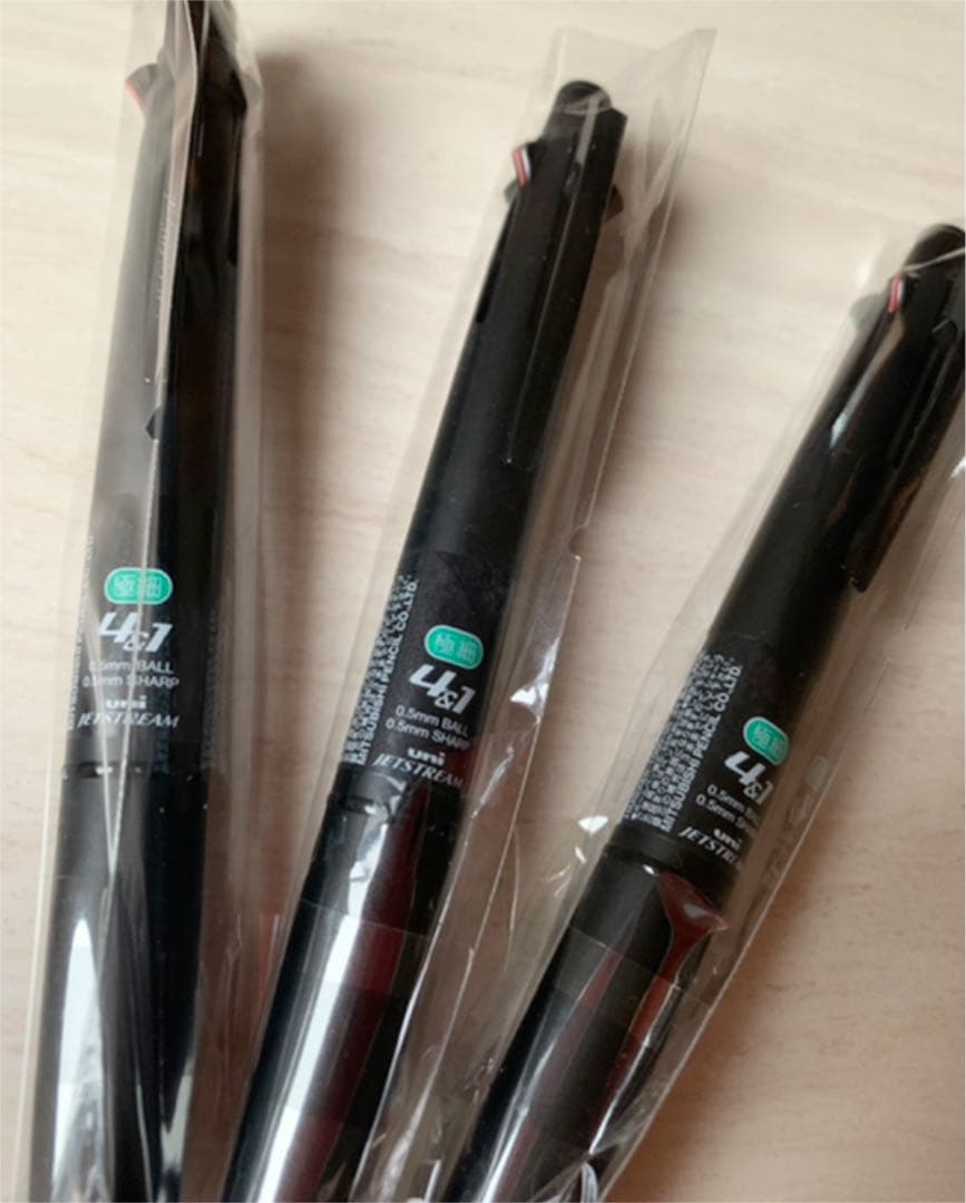 ジェットストリーム JETSTREAM 4＆1 限定 オンカラー ブラック 3本