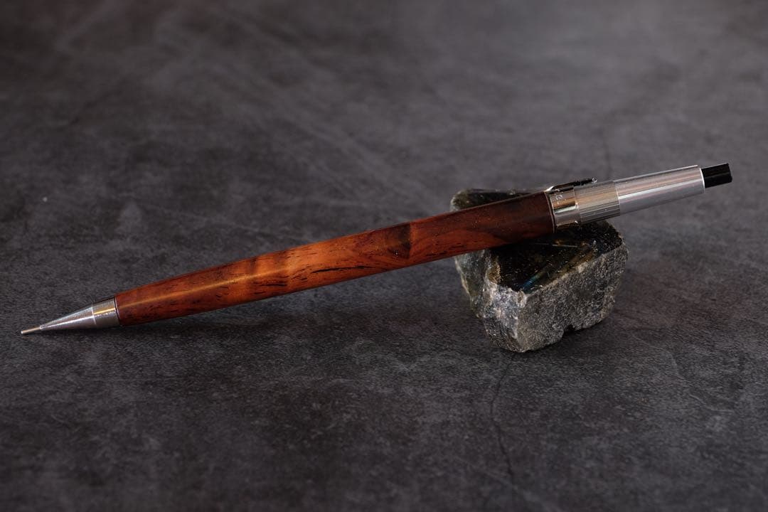 高村杢工房PG5木軸カスタムシャープペンシル0081 ホンジュラスローズ瘤