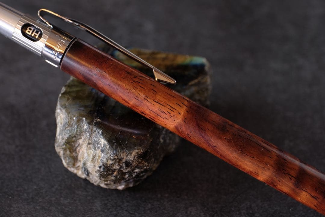 高村杢工房PG5木軸カスタムシャープペンシル0081 ホンジュラスローズ瘤