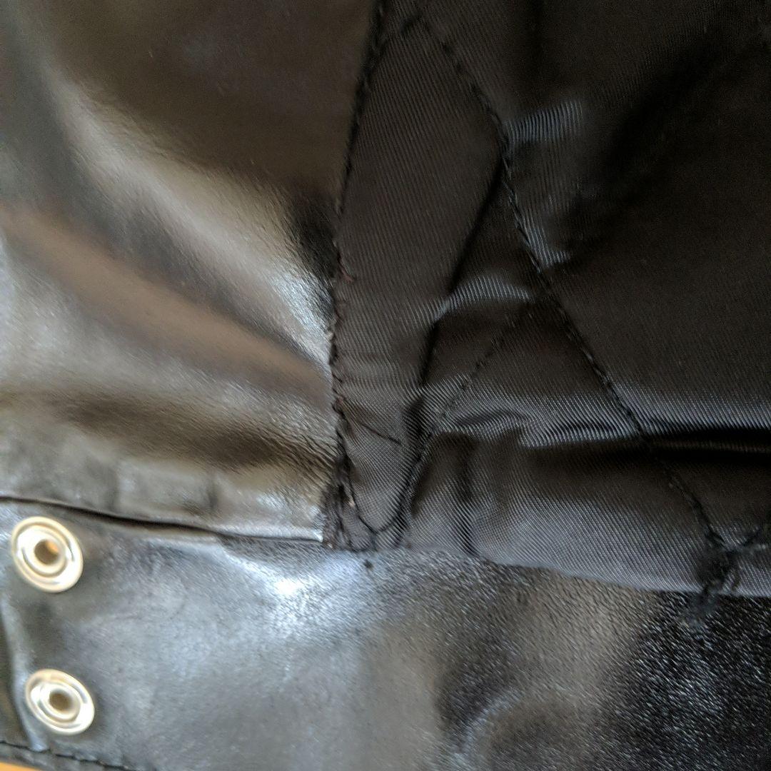 【馬皮★ ホースハイド】 本革 ポリスマンジャケット ハーレーダビッドソン M