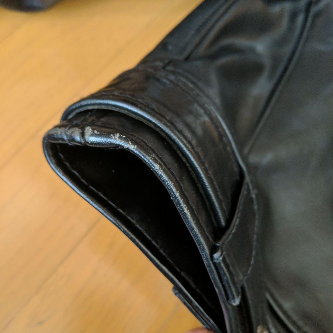 【馬皮★ ホースハイド】 本革 ポリスマンジャケット ハーレーダビッドソン M