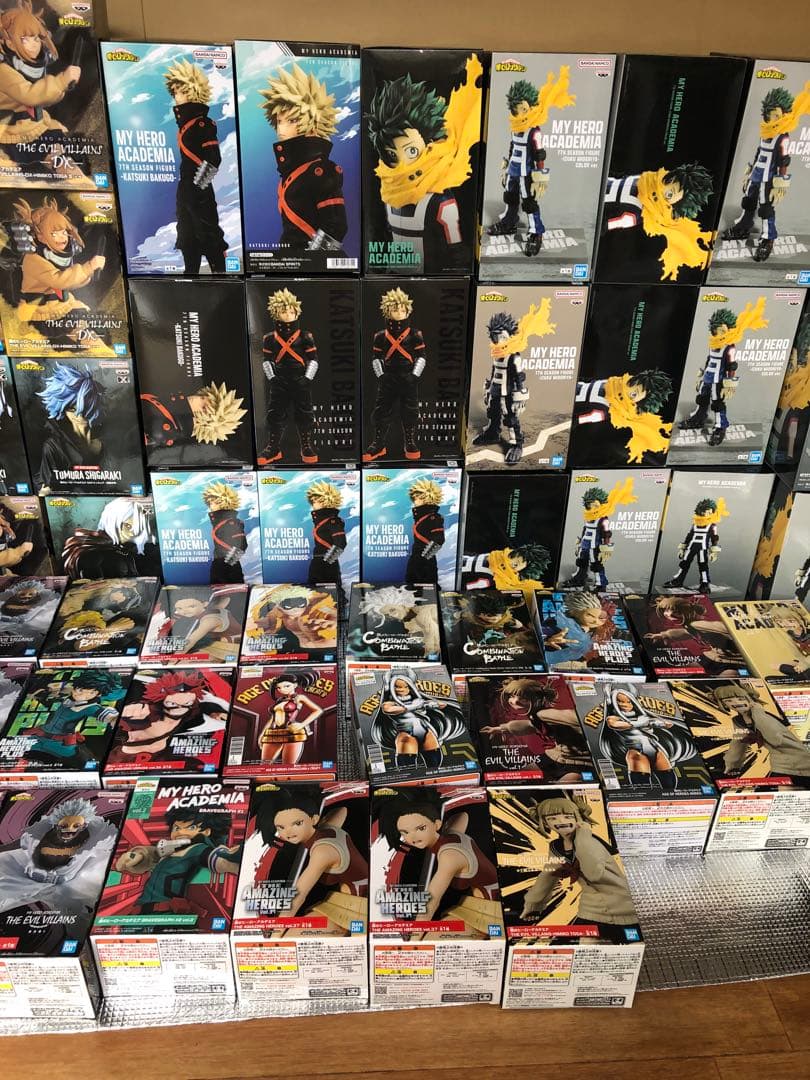 ヒロアカ　フィギュア　デク　爆轟　轟　トガヒミコ　ミルコ　ホークス　59個