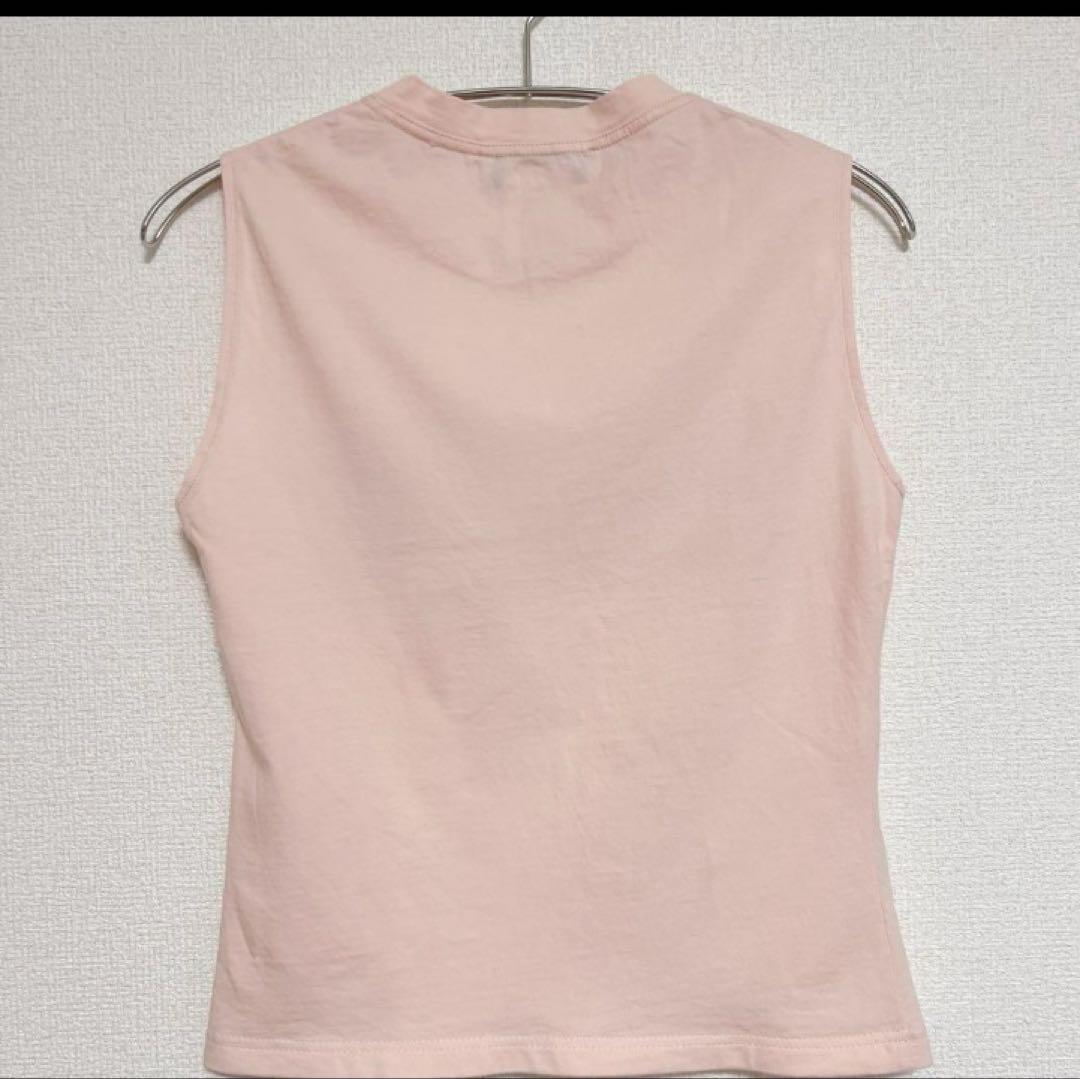 Dior ディオール ガリアーノ デニムロゴ タンクトップ ノースリーブ￼