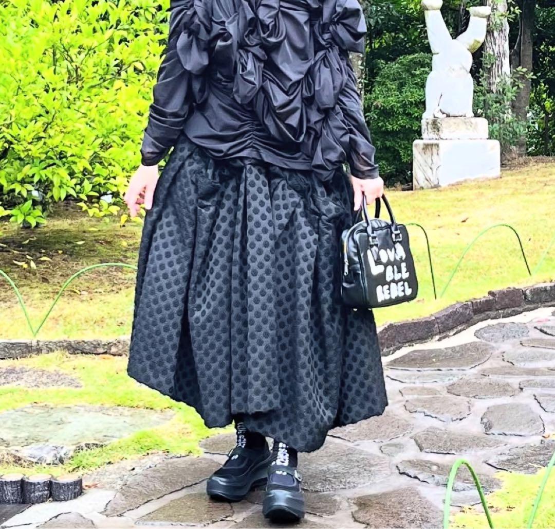 COMME des GARCONS コムデギャルソン　スカート　ドット 可愛い