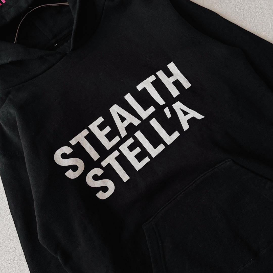 完売品✨STEALTH STELL'A BASIC LOGO HOODIE 0