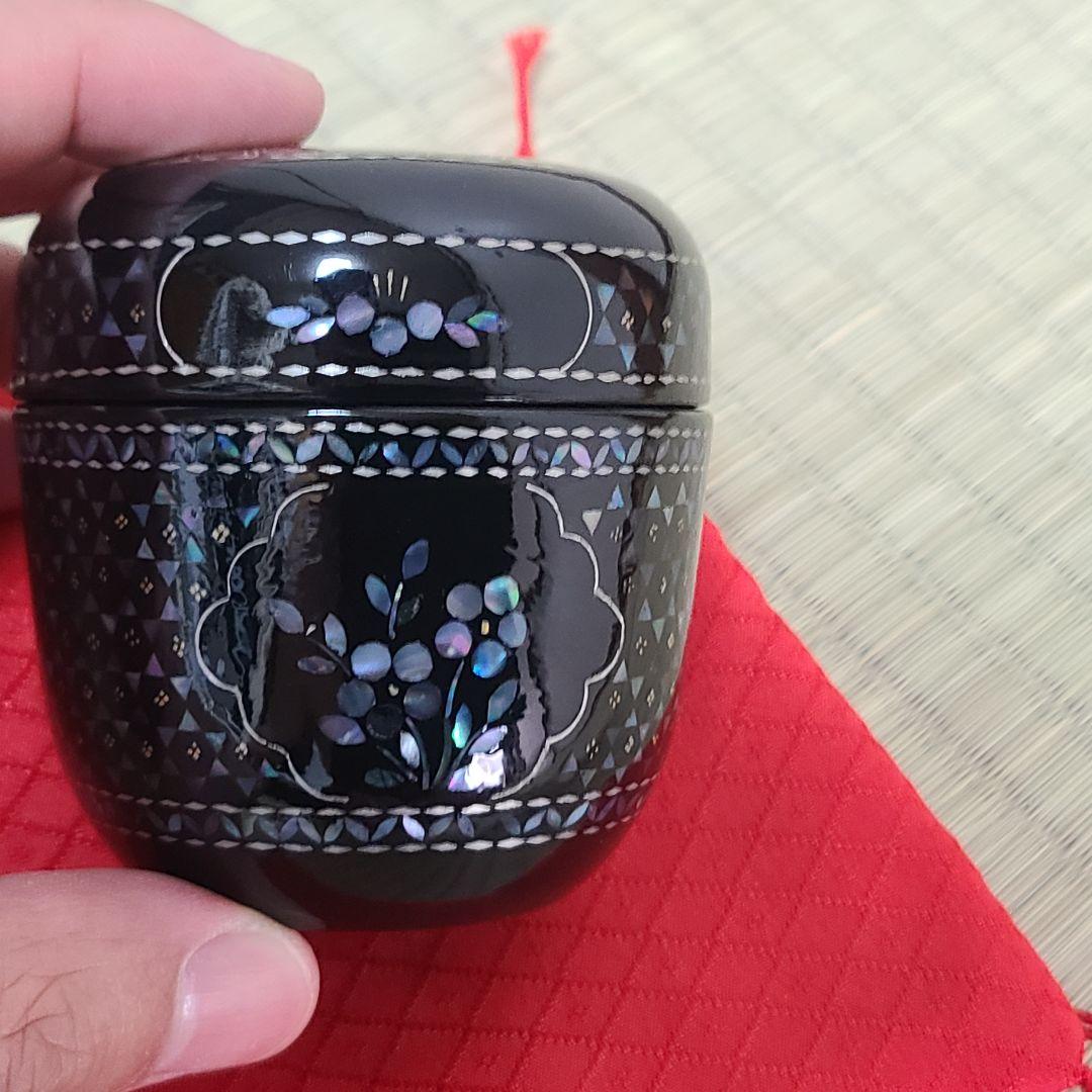 棗　螺鈿　茶道具