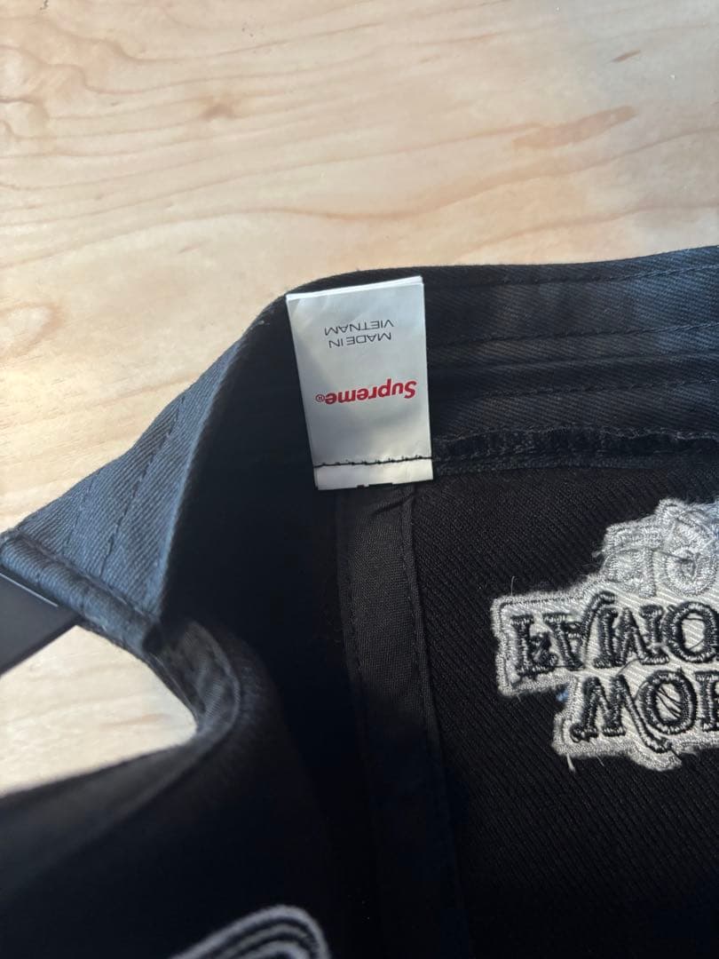 帽子 Supreme World Famous S Logo 6-PanelBlack