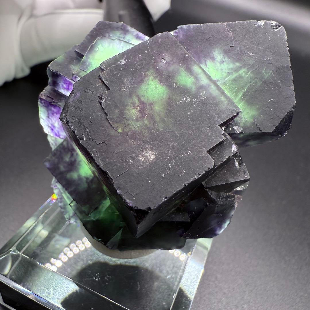 フローライト ナミビア Okorusu Mine産 蛍石 原石 23