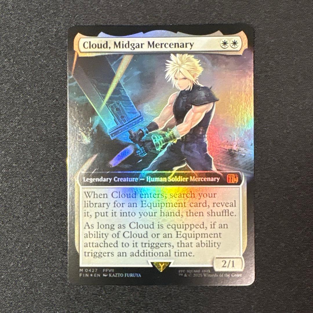 ス*者様 MTG ミッドガルの傭兵、クラウド 拡張foil 英語版 Bundle