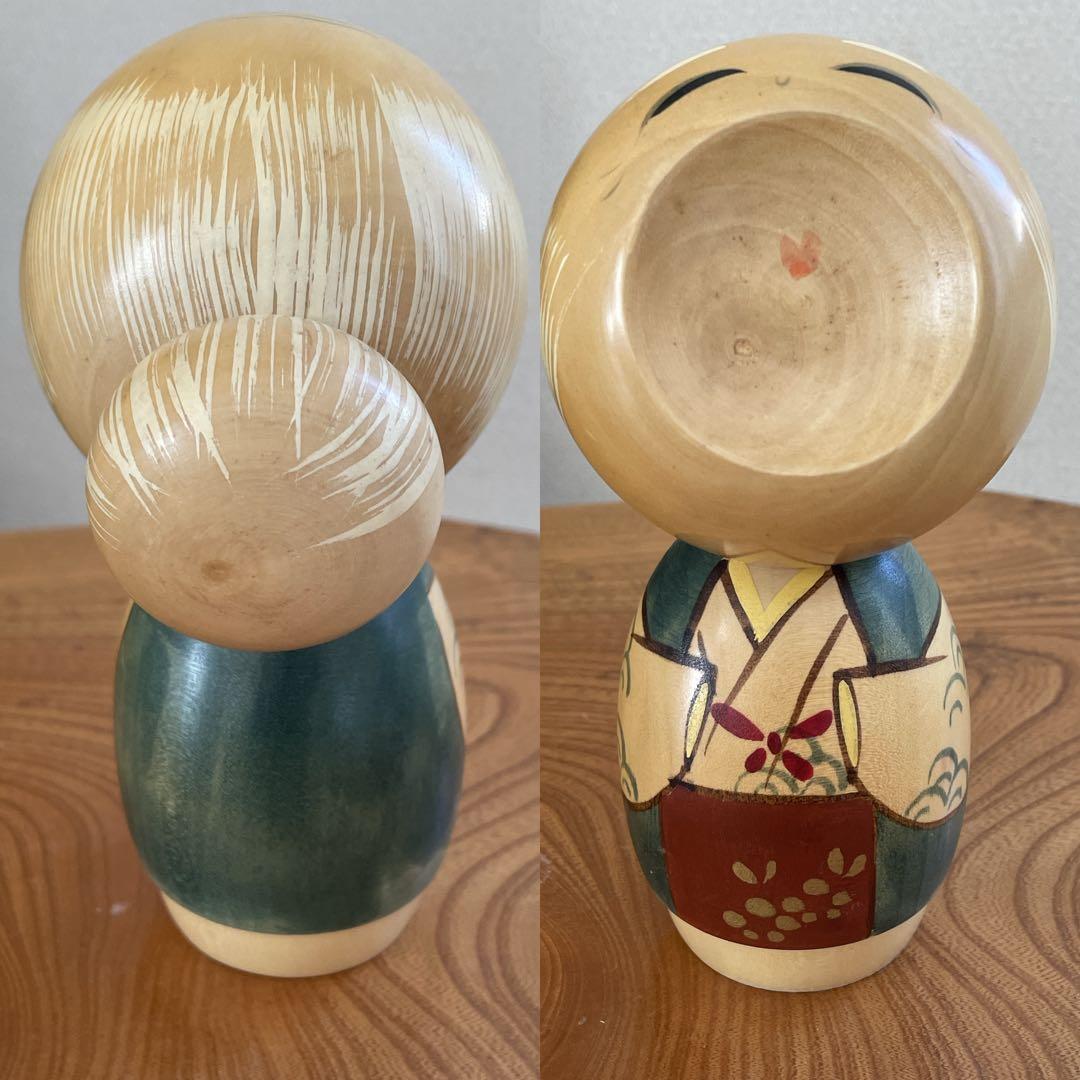 創作こけし　宮下はじめ作品6点　芭蕉　福笑いおじいちゃん・おばあちゃん