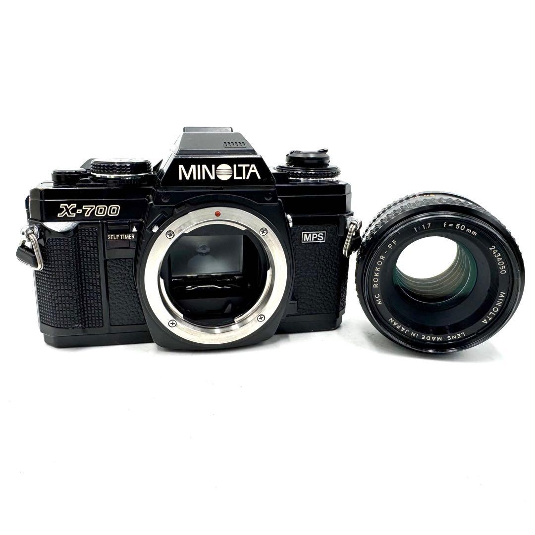 完動品 MINOLTA ミノルタ X-700 銘玉50mm F1.7 レンズ付