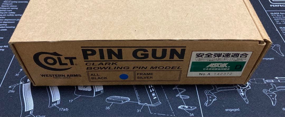 新品未使用 WA CLARK BOWLING PIN MODEL オールブラック