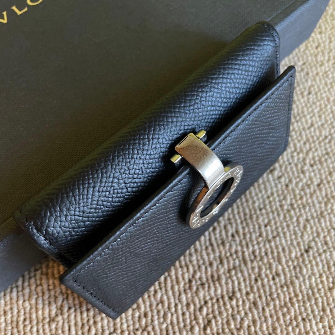 正規品⭐️極美品⭐️BVLGARI ブルガリ　男女兼用　キーケース　6連　黒