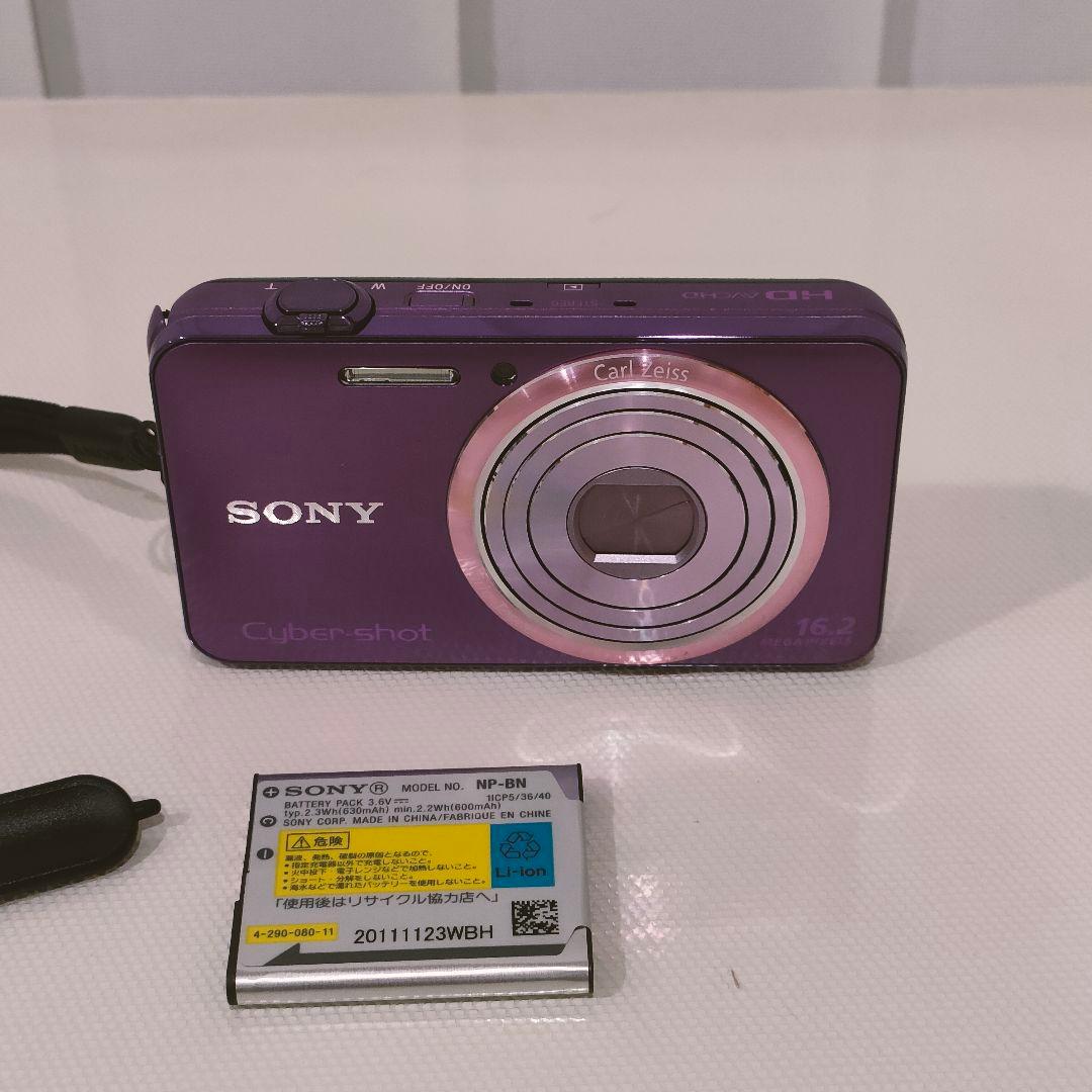 【送料無料・中古品】SONY Cyber-shot DSC-WX70 パープル