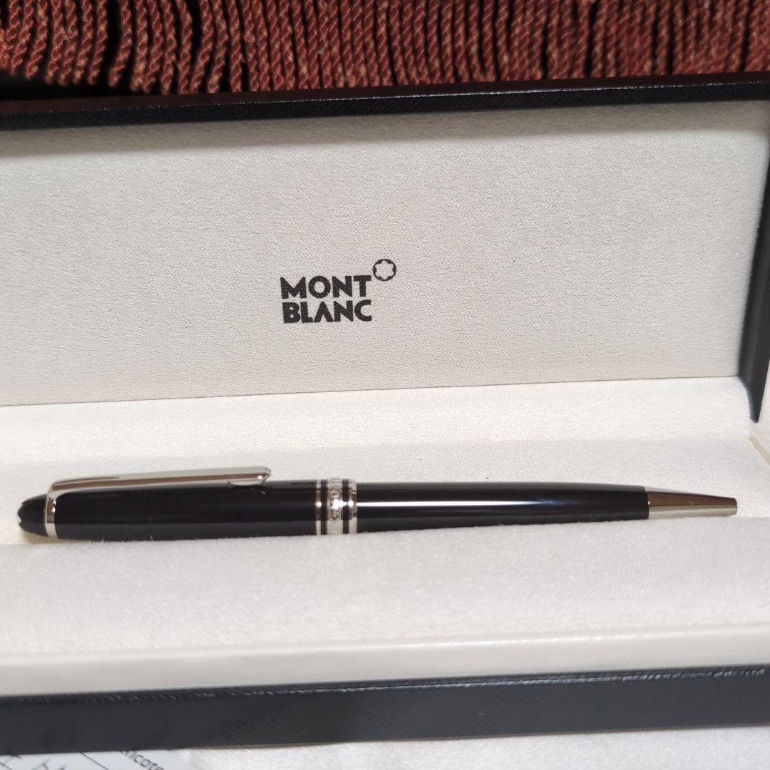 【未使用品♪】 モンブラン 164 ボールペン プラチナ × ブラック