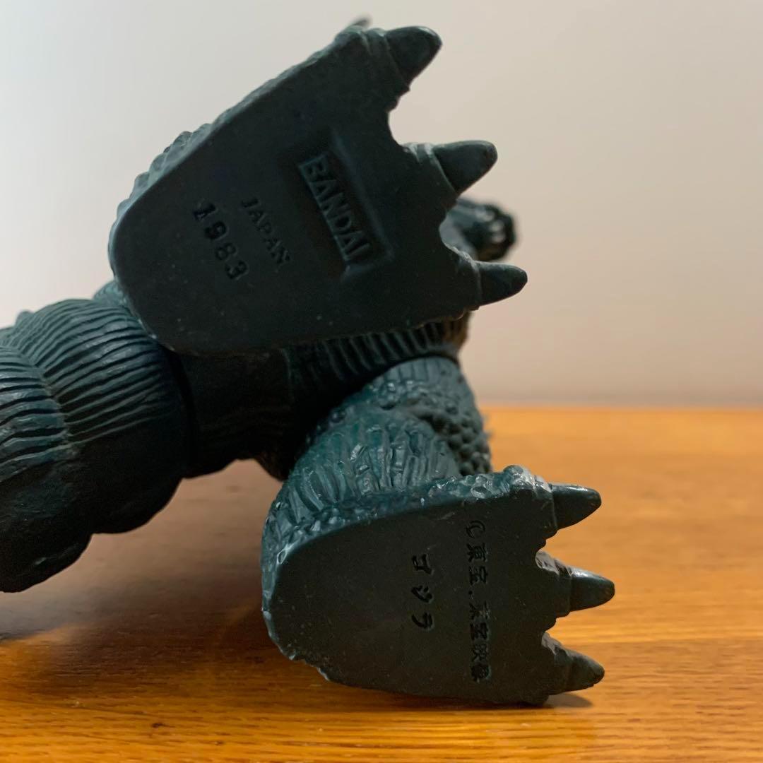 管理番号❀M097◻️⊶ゴジラ ヴィンテージ品 1983 ソフビ バンダイ 東宝