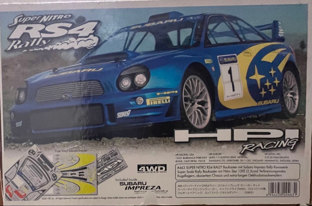 super nitro rs4 rally エンジンカー