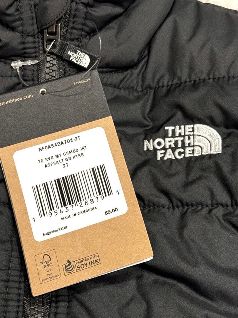 【新品・未使用】ザ ノースフェイス キッズ　2Tリバーシブル　ボアジャケット