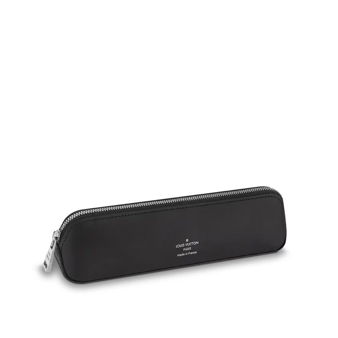 希少　Louis Vuitton ブラック レザー キーケース