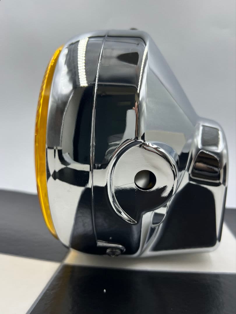 シビエCIBIEタイプ180パイヘッドライトイエローレンズメッキケ−ス