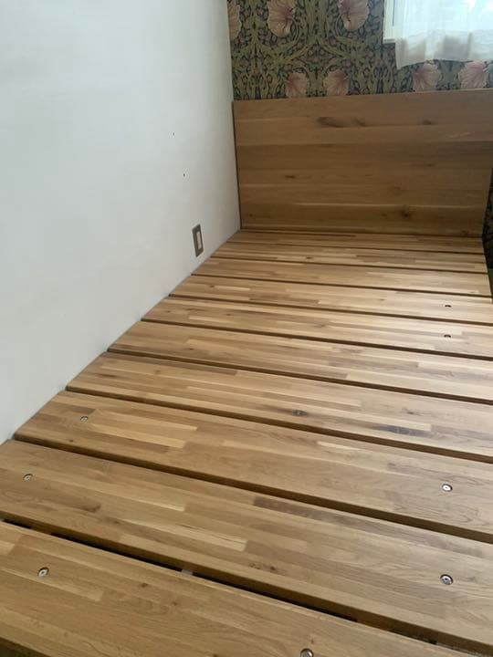 ベッドフレーム HIGHLANDER 木製ベースタイプ　送料込み