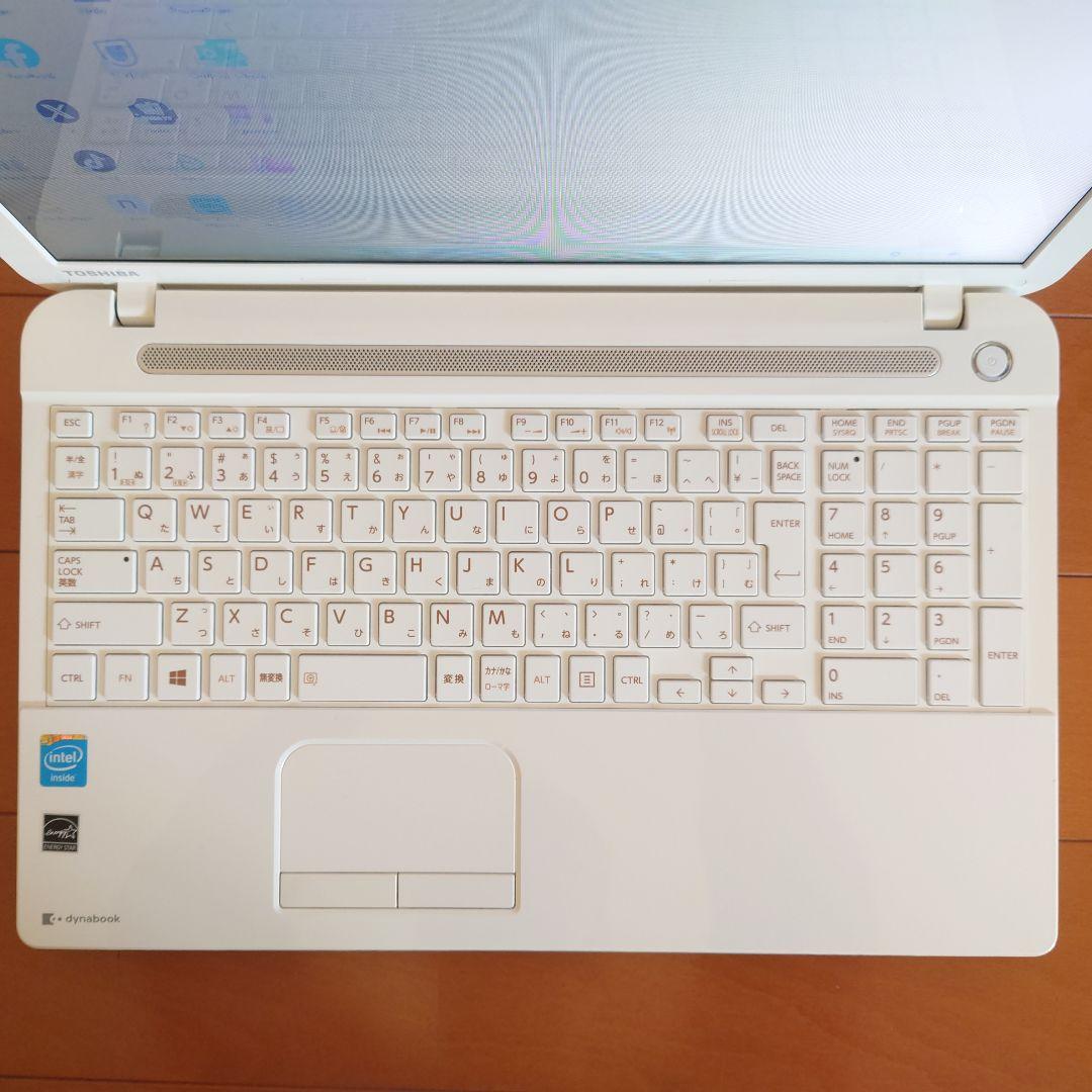 設定済み✨️東芝dynabook✨️ホワイト✨️Win11＆オフィス2024