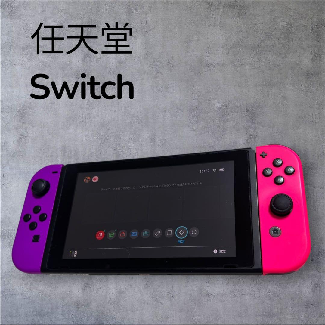 任天堂 Switch本体 ピンクと紫のJoy-Con ゲーム