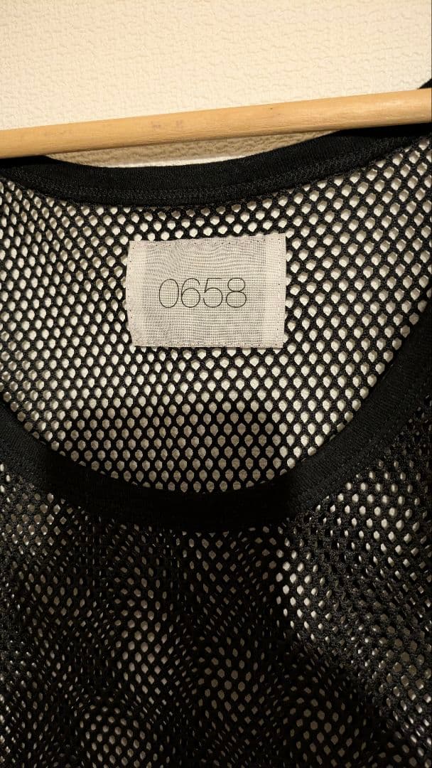 メッシュ ブラック タンクトップ 0658