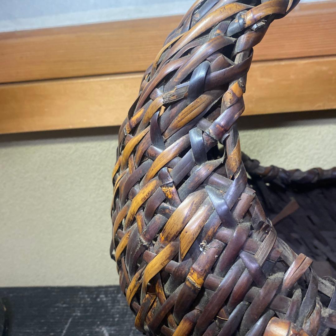 竹製 丸型花生　 中型