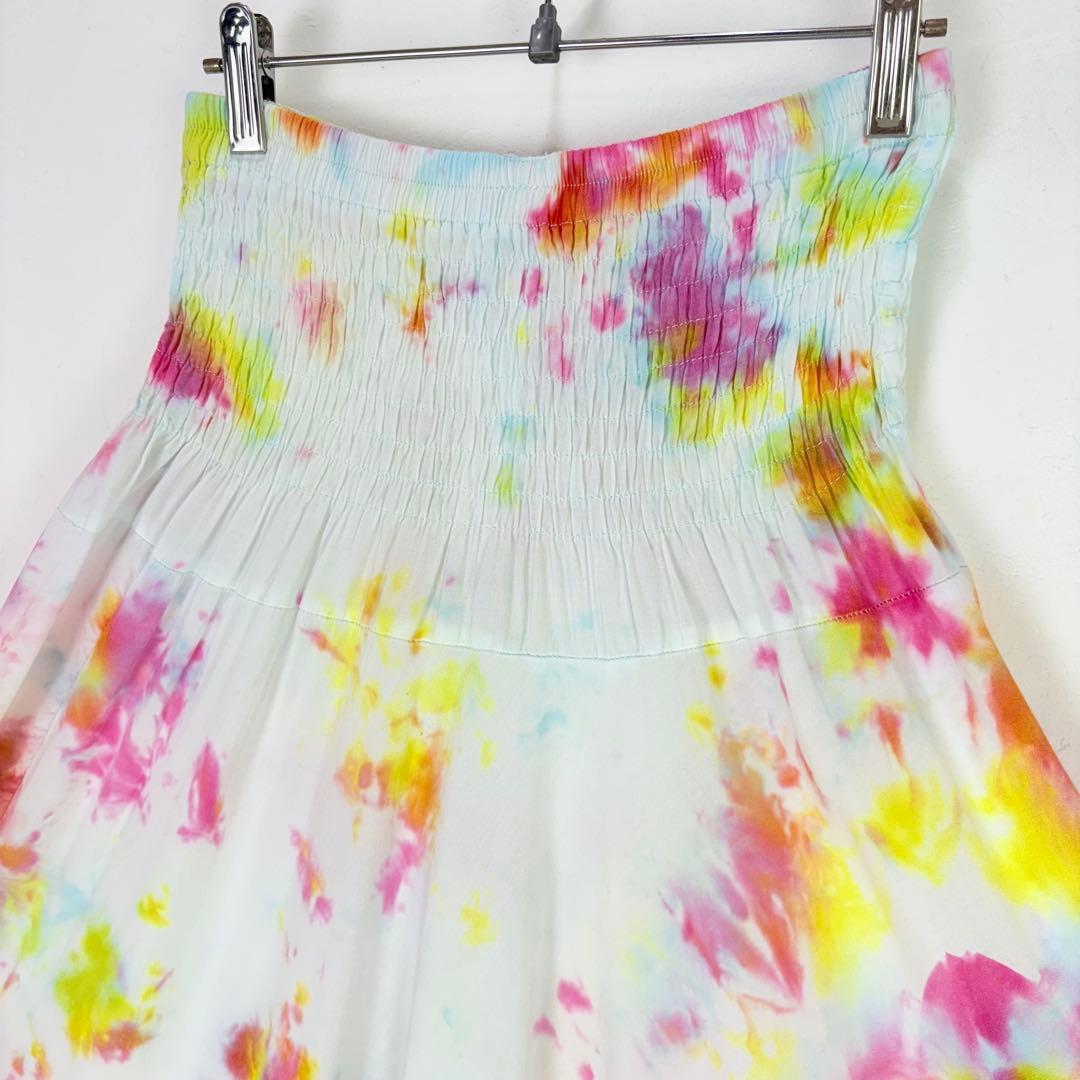 【一点もの】サルエルパンツ　ハンドメイド染め　曼荼羅　パープル