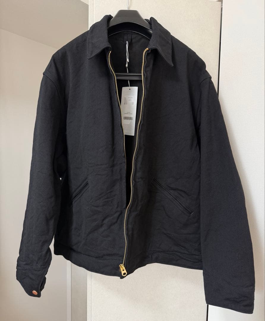 ジャケット・アウター COMOLI BLACK DENIM ZIP SHORT JACKET 2