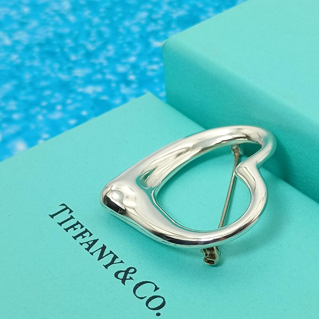 TIFFANY&Co ティファニー オープンハート ブローチ シルバー925銀