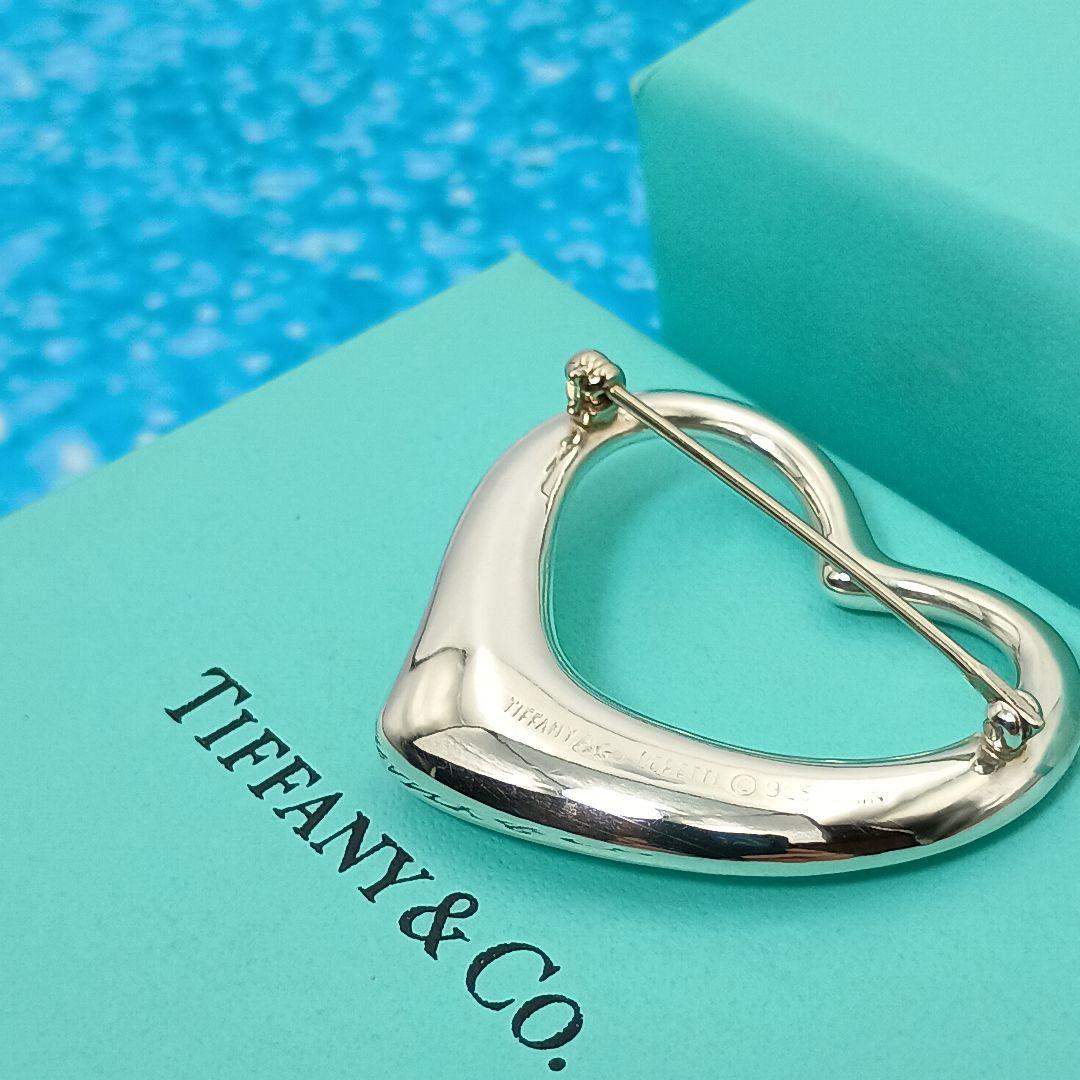 TIFFANY&Co ティファニー オープンハート ブローチ シルバー925銀