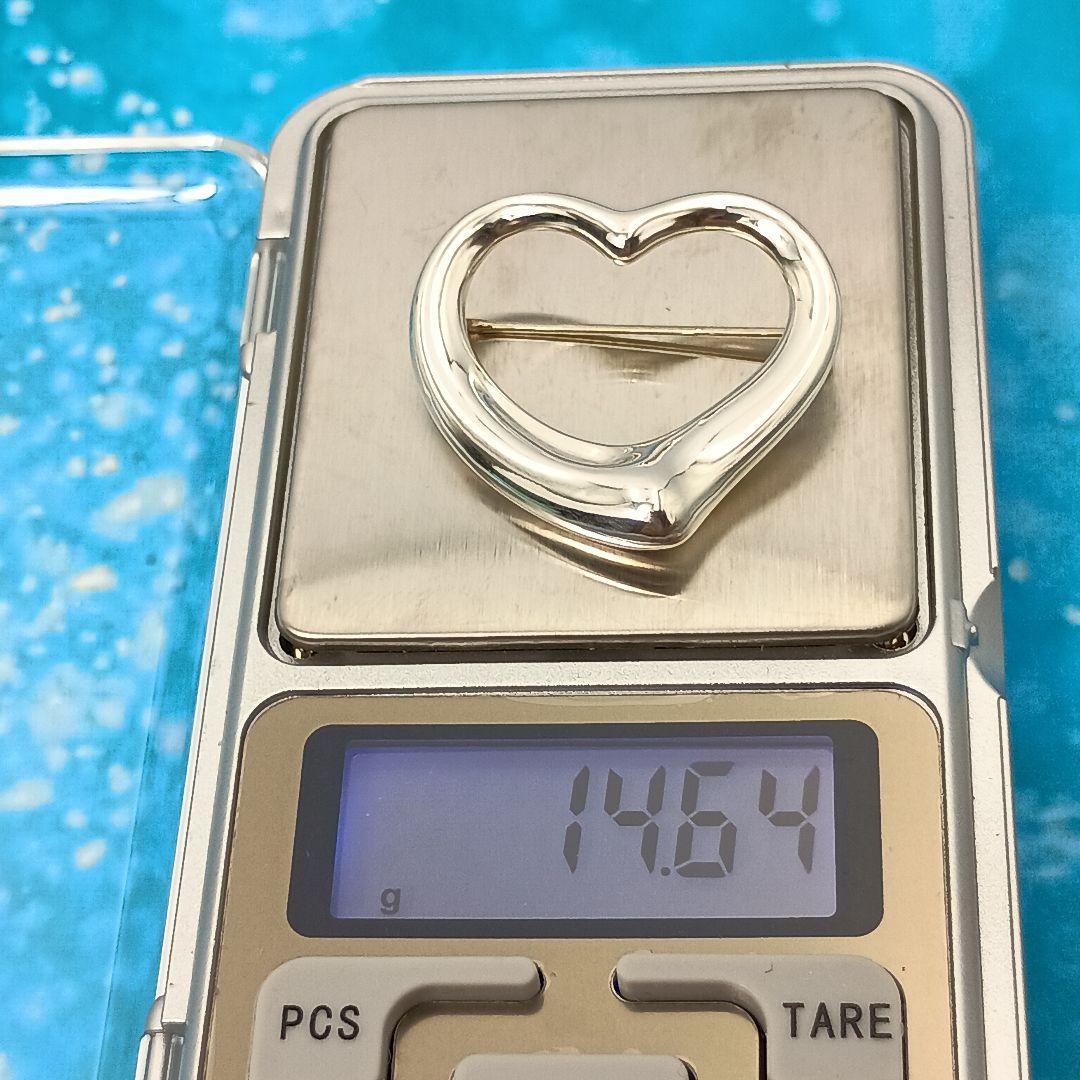 TIFFANY&Co ティファニー オープンハート ブローチ シルバー925銀