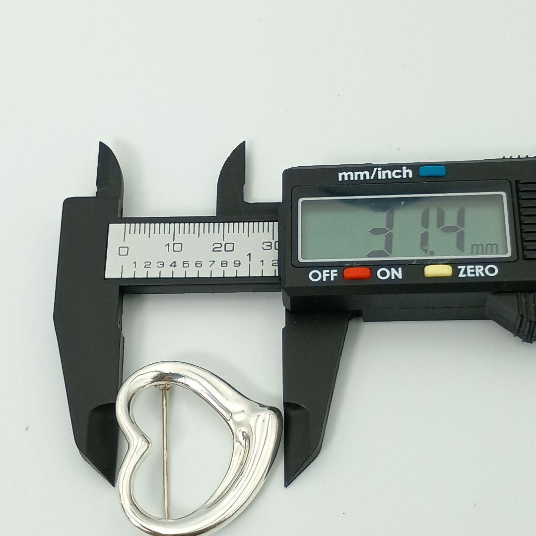 TIFFANY&Co ティファニー オープンハート ブローチ シルバー925銀