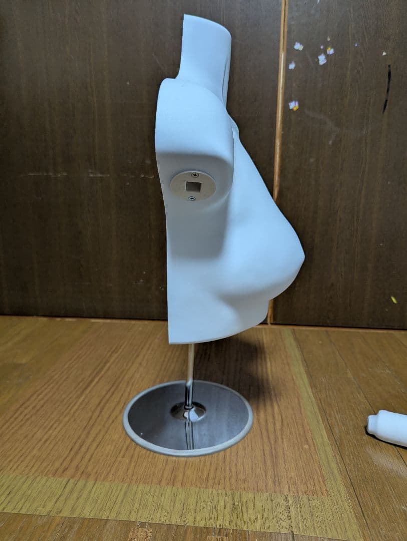 レディースフレキシブルトルソー バストアップ 台座付き 伸縮式 ディスプレイ