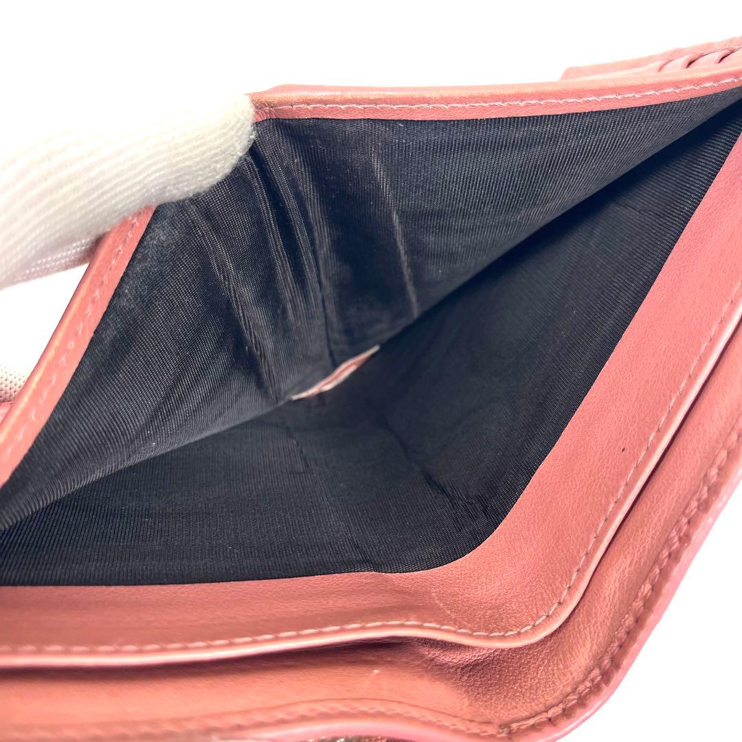 グッチ　折り財布　インターロッキング　シマレザー　GGロゴ　エンボス　レザー