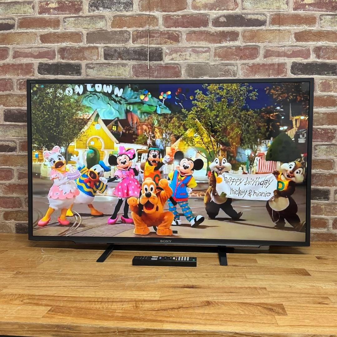 SONY 43V型 液晶テレビ BRAVIA KJ-43W730E 動画アプリ○