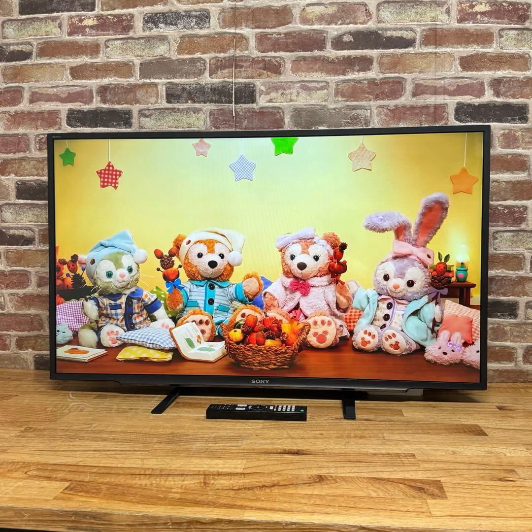 SONY 43V型 液晶テレビ BRAVIA KJ-43W730E 動画アプリ○